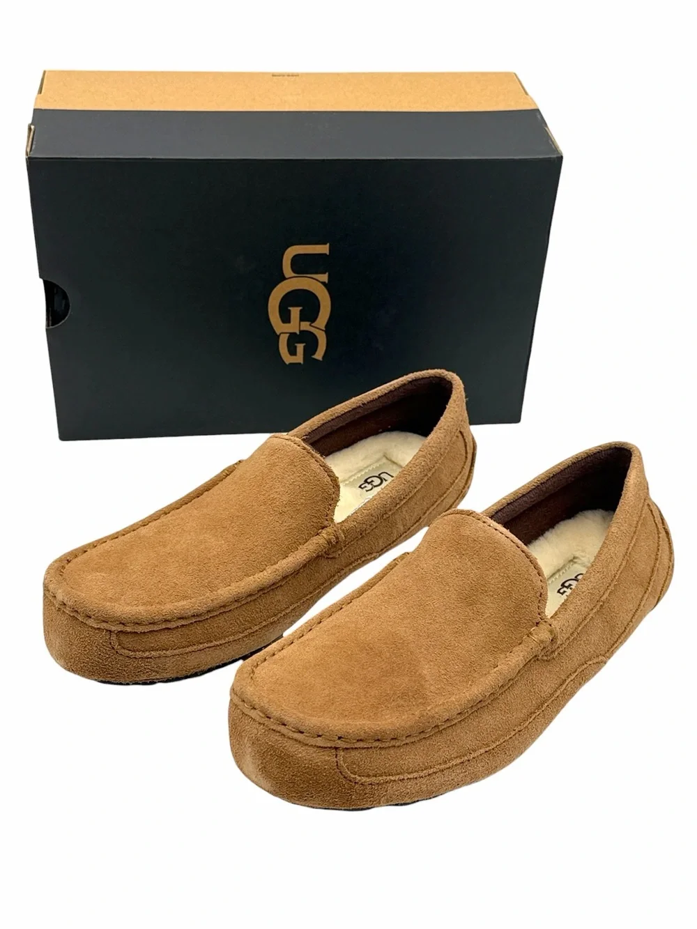 UGG Men's Alder Suede Moccasin Slipper Shoes Size 8